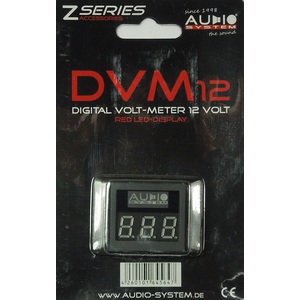 AUDIO SYSTEM Digitale Volt Meter met rode LED verlichting - 27986 - DVM 12