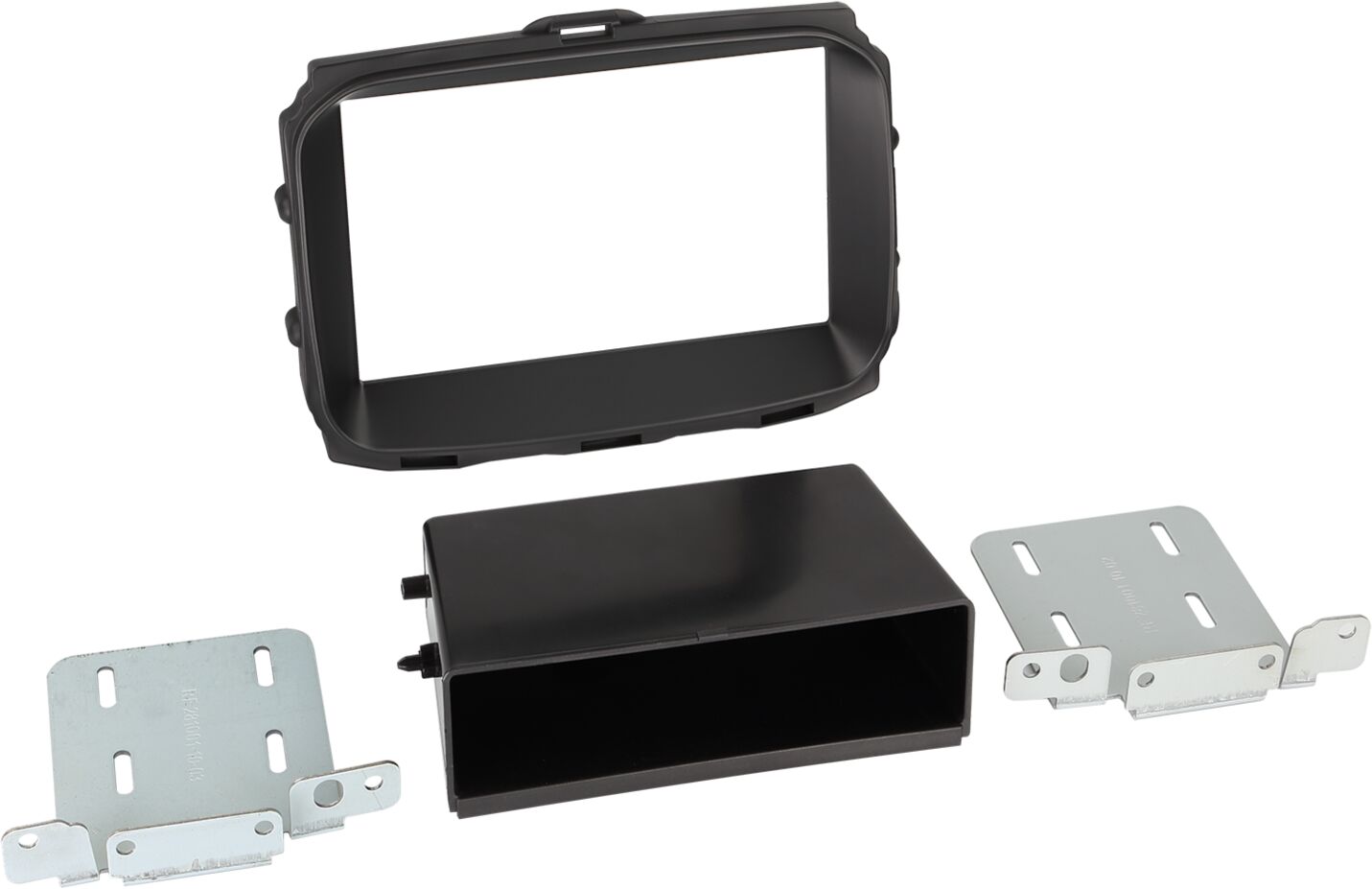 2-DIN Paneel Alfa Romeo Giulietta (940 facelift) 04/2010->  Kleur: Zwart - 281001 10 1 - 281001-10-1