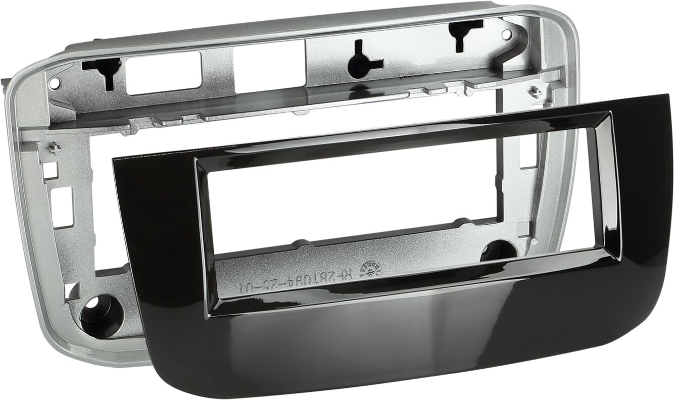 1-DIN Paneel Fiat Punto (199) / Punto EVO(199) Kleur: Piano Zwart - 281094 25 parts - 281094-25