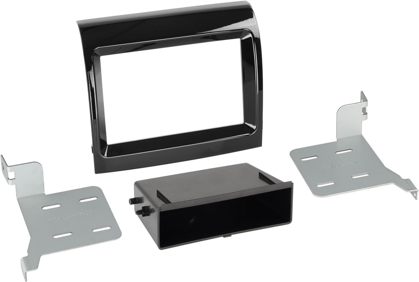 2-DIN Paneel Fiat Ducato 2016-2019 Facelift met Pocket Kleur: Piano Zwart - 281094 35 1 - 281094-35-1