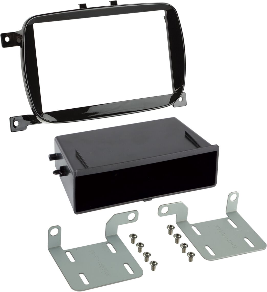 2-DIN Paneel Fiat 500 2016 > Kleur: Piano Zwart - 281094 36 1 - 281094-36-1