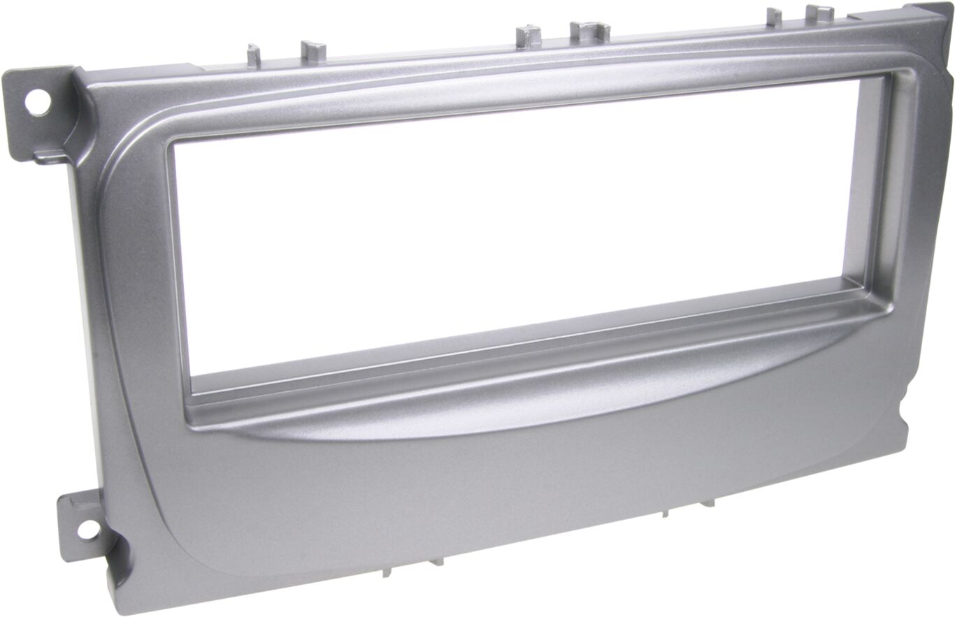 1-DIN Paneel Ford S-Max / Focus / Galaxy / Mondeo/ Tourneo  Kleur: Zilver - 281114 17 - 281114-17
