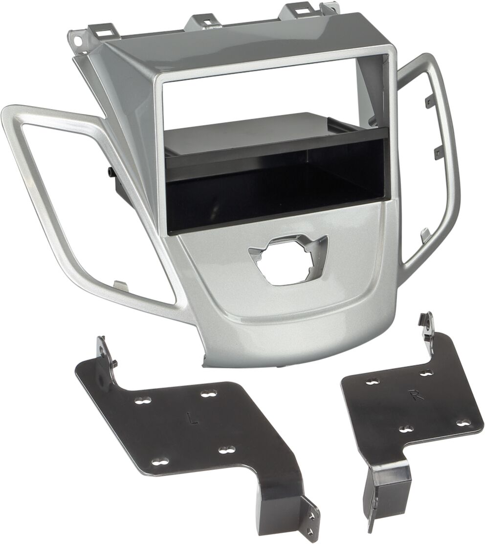 2-DIN Paneel Ford Fiesta 2008-2013 Kleur: Zilver  - 281114 20 2 - 281114-20-2
