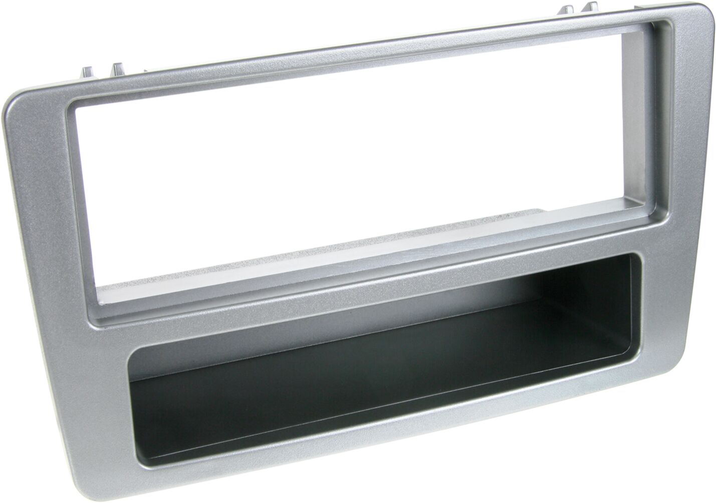 1-DIN Paneel met aflegbakje. Honda Civic 2001-2003 Kleur: Zilver - 281130 01 - 281130-01