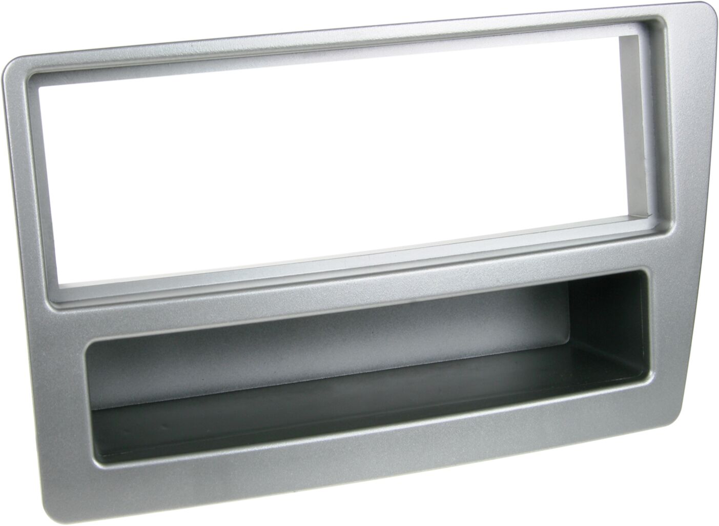1-DIN Paneel met aflegbakje. Honda Civic VII 2004-2006 Kleur: Zilver - 281130 02 - 281130-02