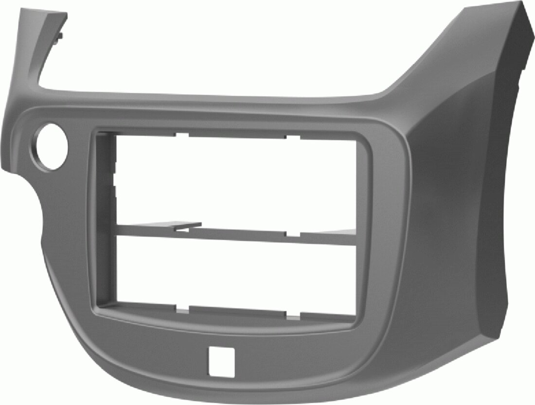 2-DIN radiopaneel met opbergvak Honda Fit/Jazz 2009-2013 (METRA) - 281130 27 1 angle left - 281130-27-1