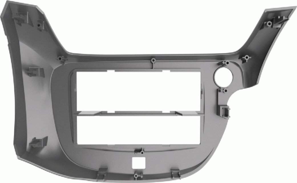 2-DIN radiopaneel met opbergvak Honda Fit/Jazz 2009-2013 (METRA) - 281130 27 1 back - 281130-27-1