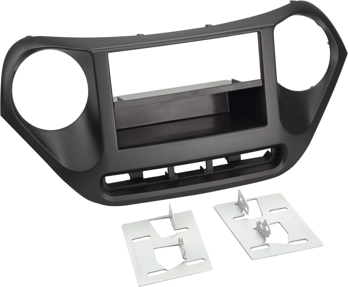 2-DIN Paneel Hyundai i10 | 2013-2019 | Kleur: Zwart   - 281143 13 1 - 281143-13-1