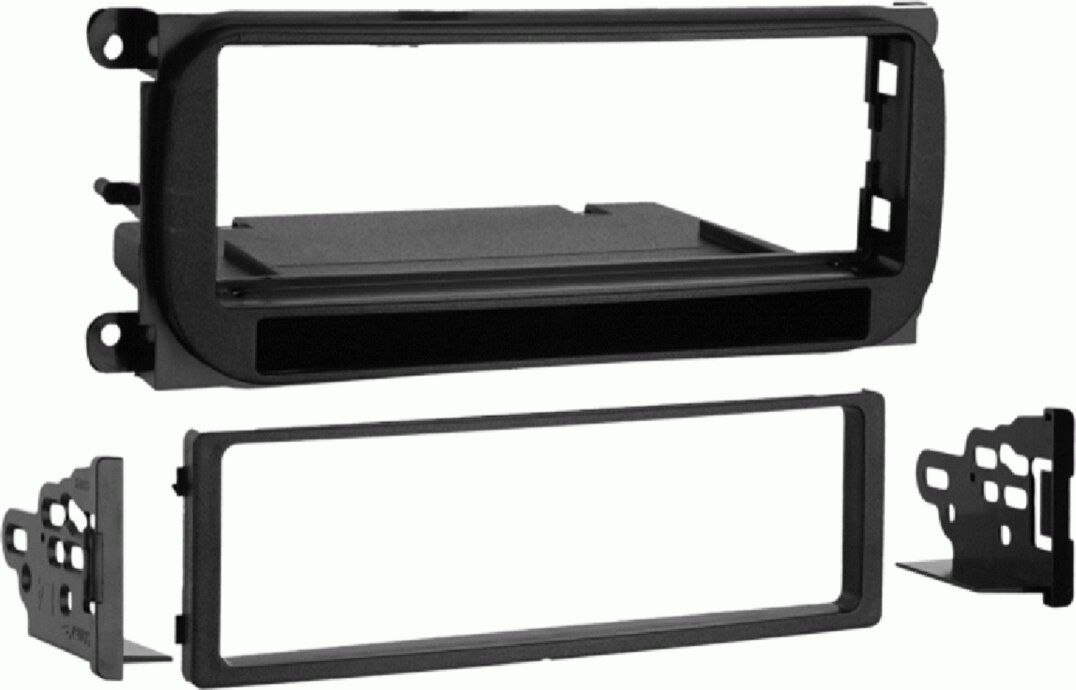 1-DIN radiopaneel met opbergvak Chrysler/Dodge/Jeep (METRA) - 281145 20 1 - 281145-20-1