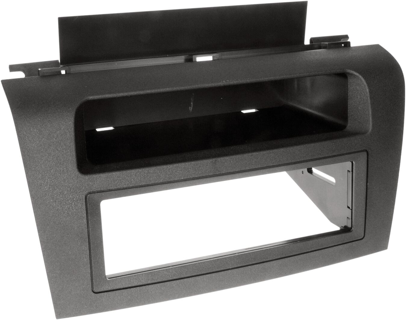 1-DIN Paneel met aflegbakje. Mazda 3 (BK) 2003-2009 Kleur: Zwart - 281170 02 - 281170-02