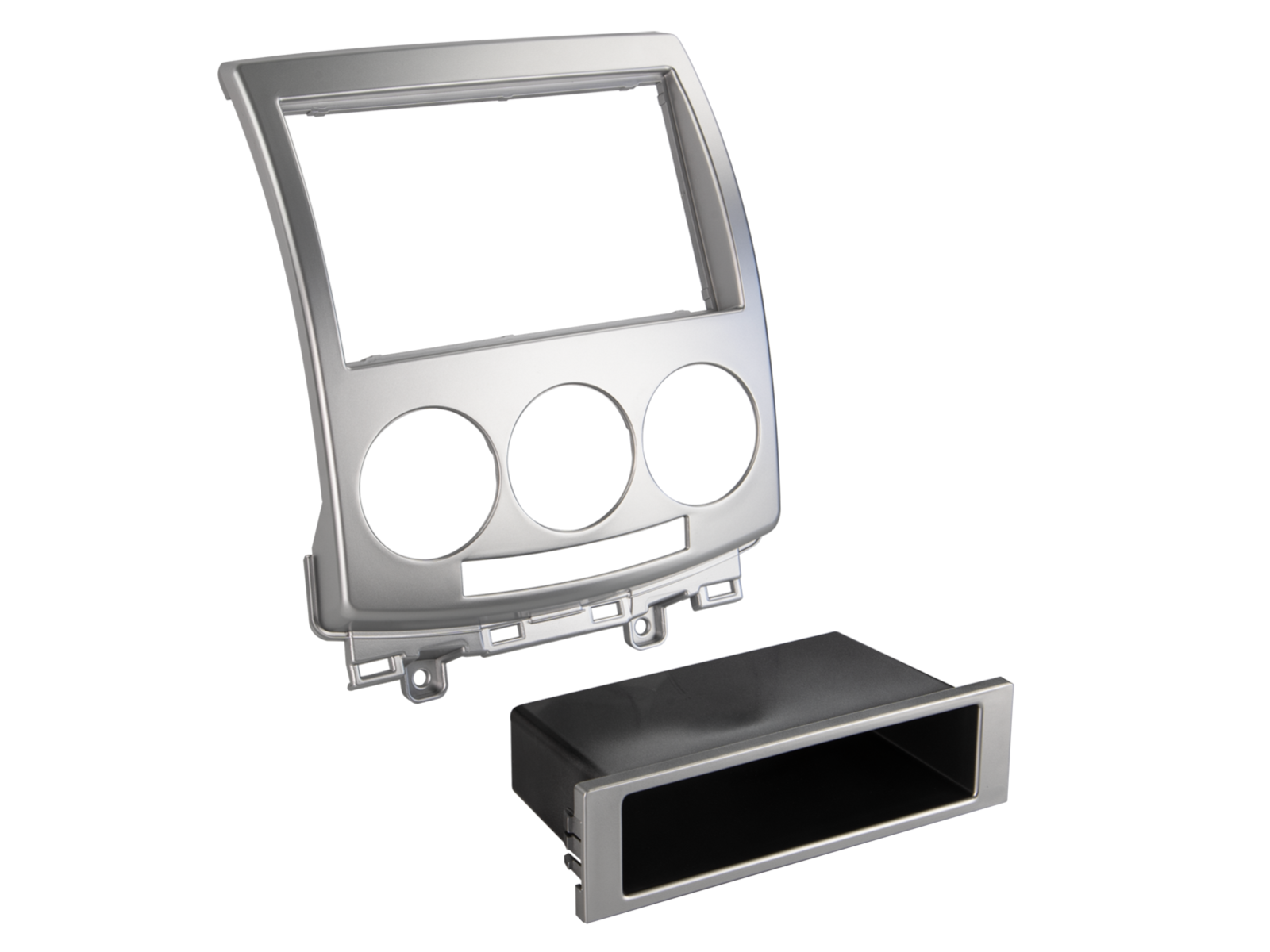 2-DIN Paneel Mazda 5- 2005-2010 Kleur: Zilver - 281170 10 - 281170-10