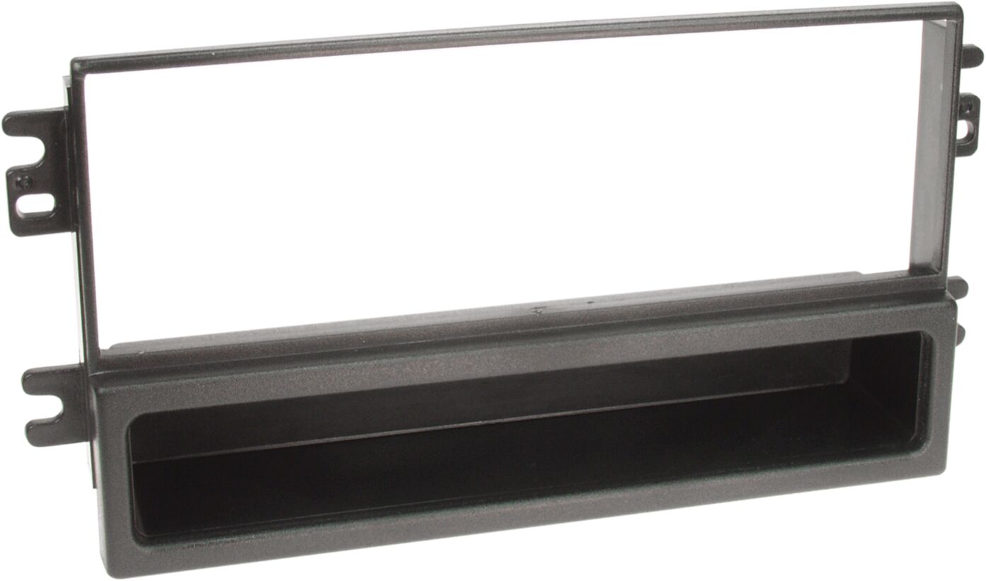 1-DIN Paneel met aflegbakje. Kia Carnival (UP/GQ) 2001-2005 Kleur: Zwart - 281178 07 - 281178-07