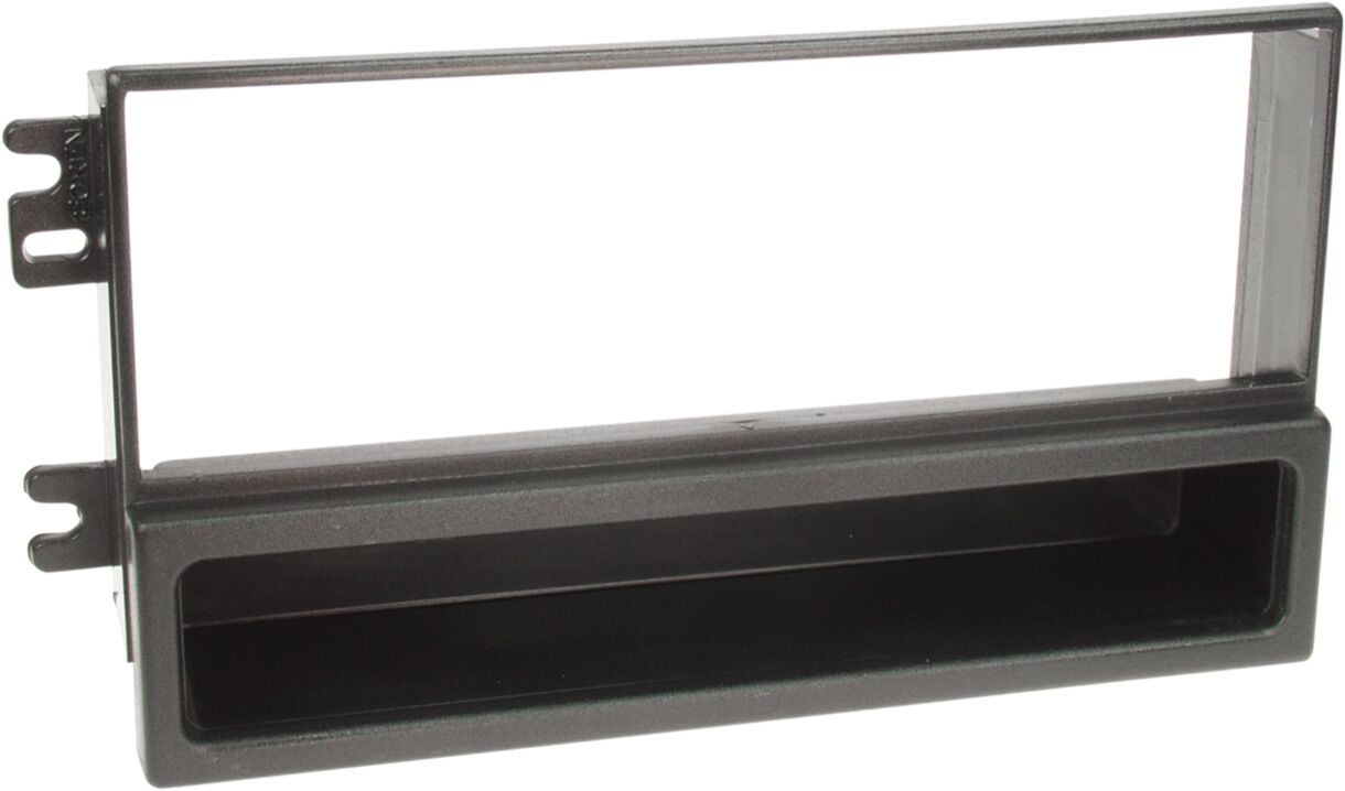 1-DIN Paneel met aflegbakje. Kia Sorento (BL/JC) 2002-2006 Kleur: Zwart - 281178 08 - 281178-08