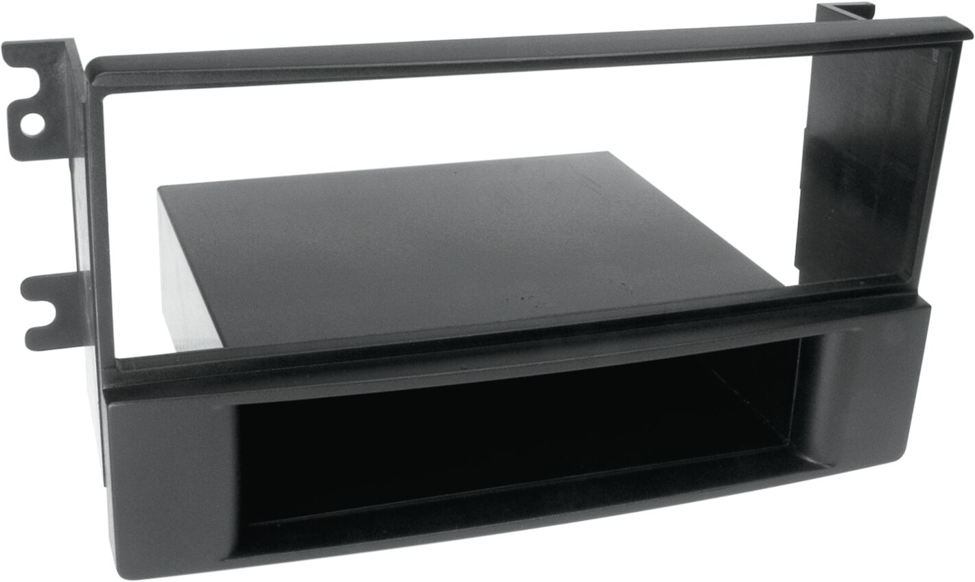 1-DIN Paneel met aflegbakje. Kia Sorento (BL/JC Facelift) 2006-2009 Kleur: Zwart - 281178 13 - 281178-13