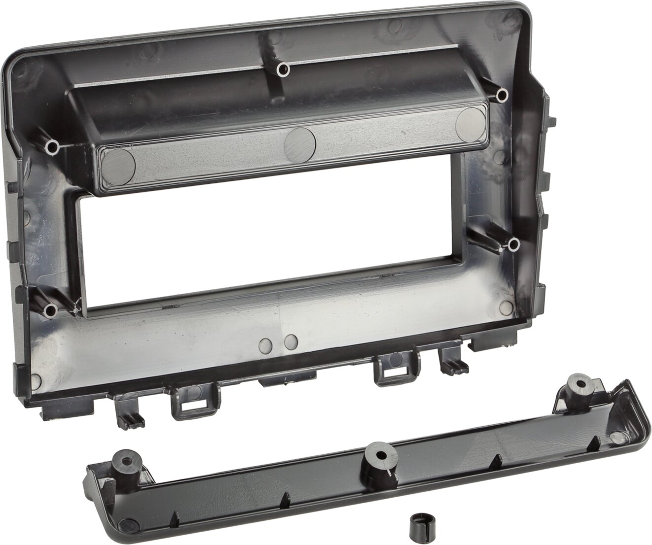 1-DIN Paneel met opbergvak Kia Rio (YB) 2017-2022 - Kleur: zwart - 281178 44 rear - 281178-44