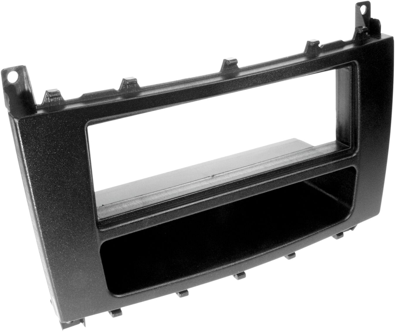 1-DIN Paneel met aflegbakje. Mercedes Benz C Klasse/ CLC-Klasse/ G-klasse  Kleur: Zwart - 281190 16 - 281190-16