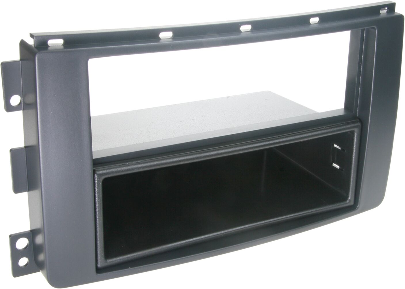 2-DIN Paneel Smart Fortwo (C451/A541) 03/2007-08/2010 Smart Forfour(W454)  Kleur: Zwart - 281190 23 - 281190-23