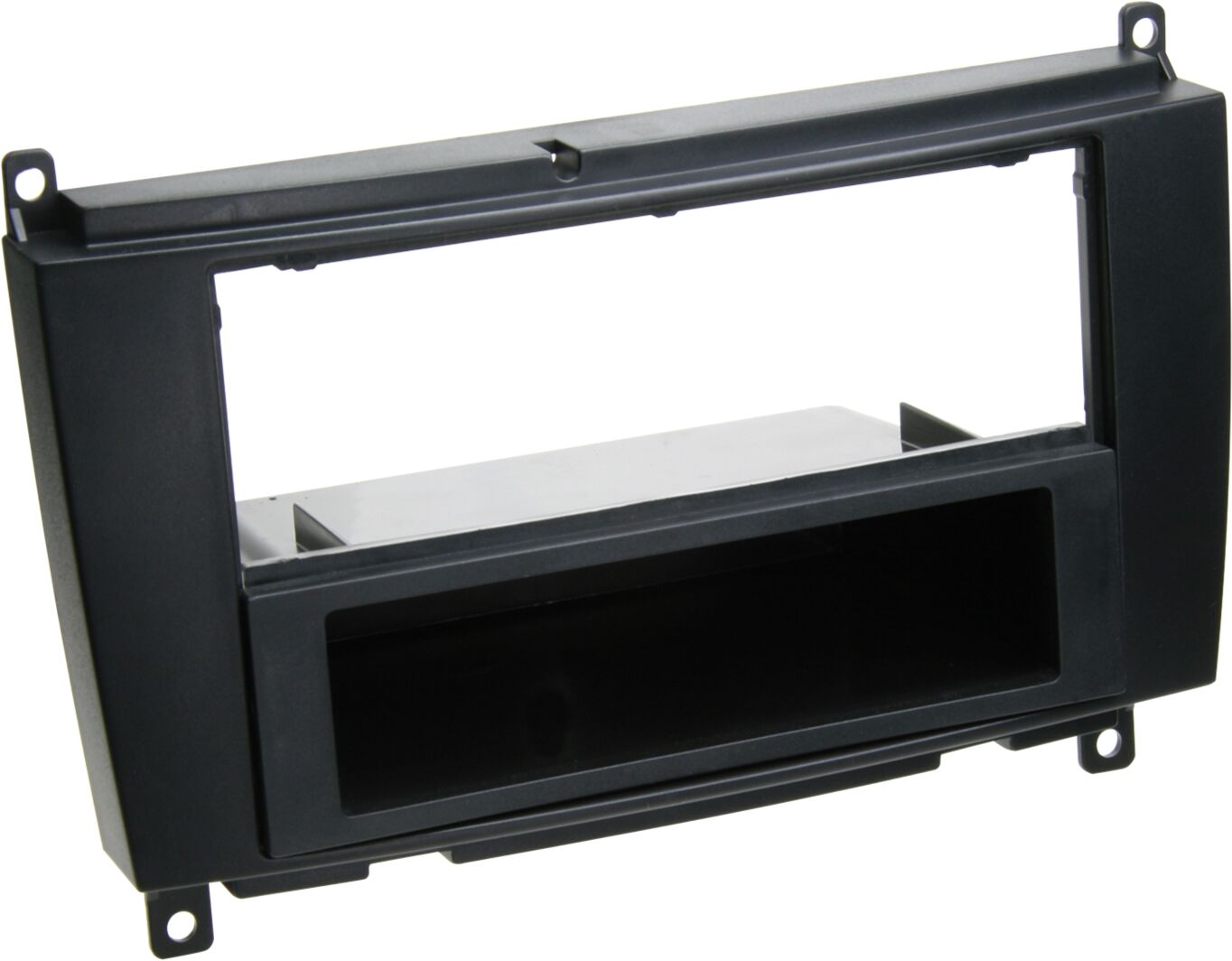 2-DIN Paneel Mercedes Benz CLK-Klasse facelift (C209) (A209) 2004-2010 Kleur: Zwart - 281190 33 - 281190-33