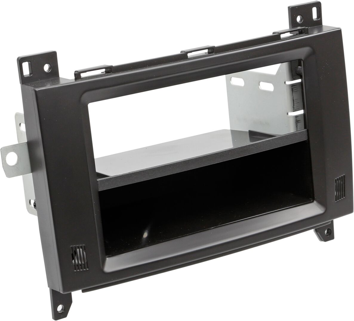 2-DIN Paneel Mercedes Benz Viano / Vito Klasse met Pocket 2006-2014 Kleur: Zwart - 281190 36 1 - 281190-36-1