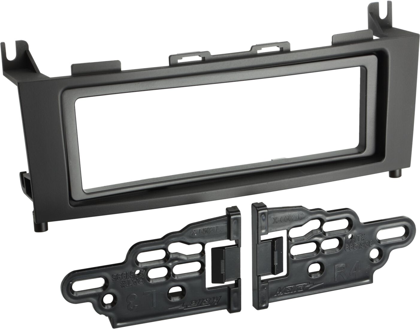 1-DIN Paneel Mercedes Benz GLK-Klasse (X204) 2008-2012 Kleur: Zwart (METRA) - 281190 38 - 281190-38