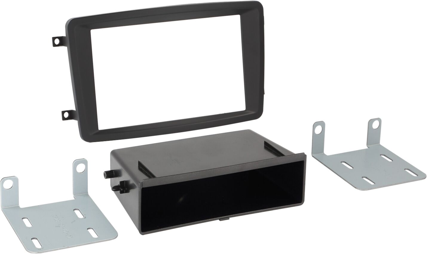 2-DIN Paneel Mercedes Benz C-Klasse/ CLK-Klasse/ Vito/ Viano Kleur: Zwart  - 281190 42 1 - 281190-42-1