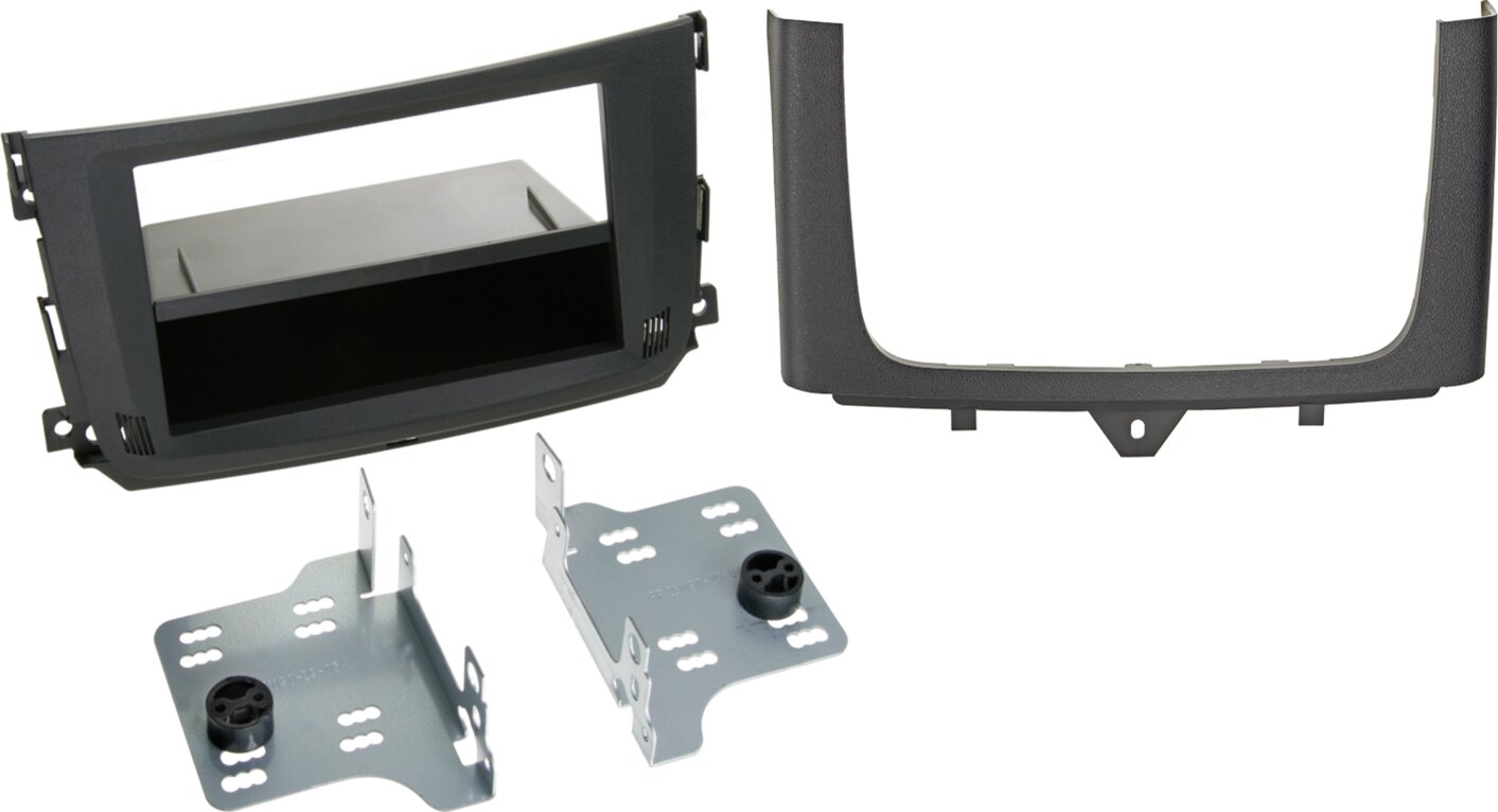 2-DIN Paneel met opbergvak Smart Fortwo OEM navigatie -> Kleur: Zwart - 281190 49 1 - 281190-49-1
