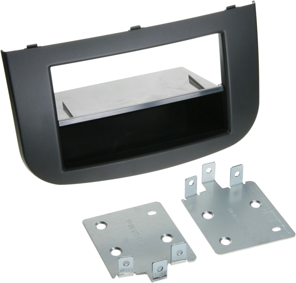 2-DIN Paneel Mitsubishi Colt (Z30/Z30G/Z3V Facelift) 11/2008-11/2012 Kleur: Zwart - 281200 08 - 281200-08