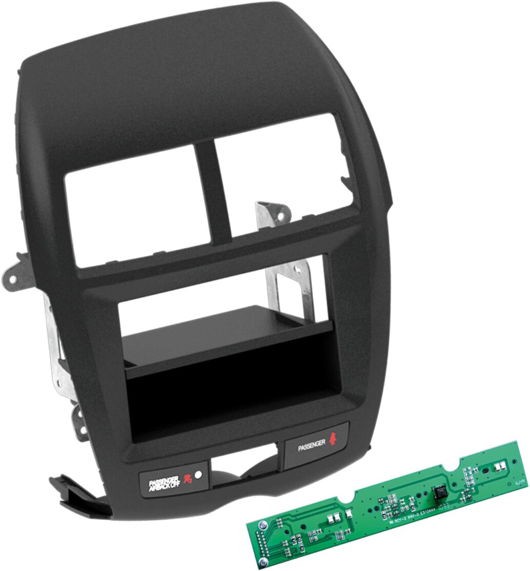 2-DIN Paneel Mitsubishi ASX (GA0)  06/2010-2014 Kleur: Zwart - 281200 11 - 281200-11
