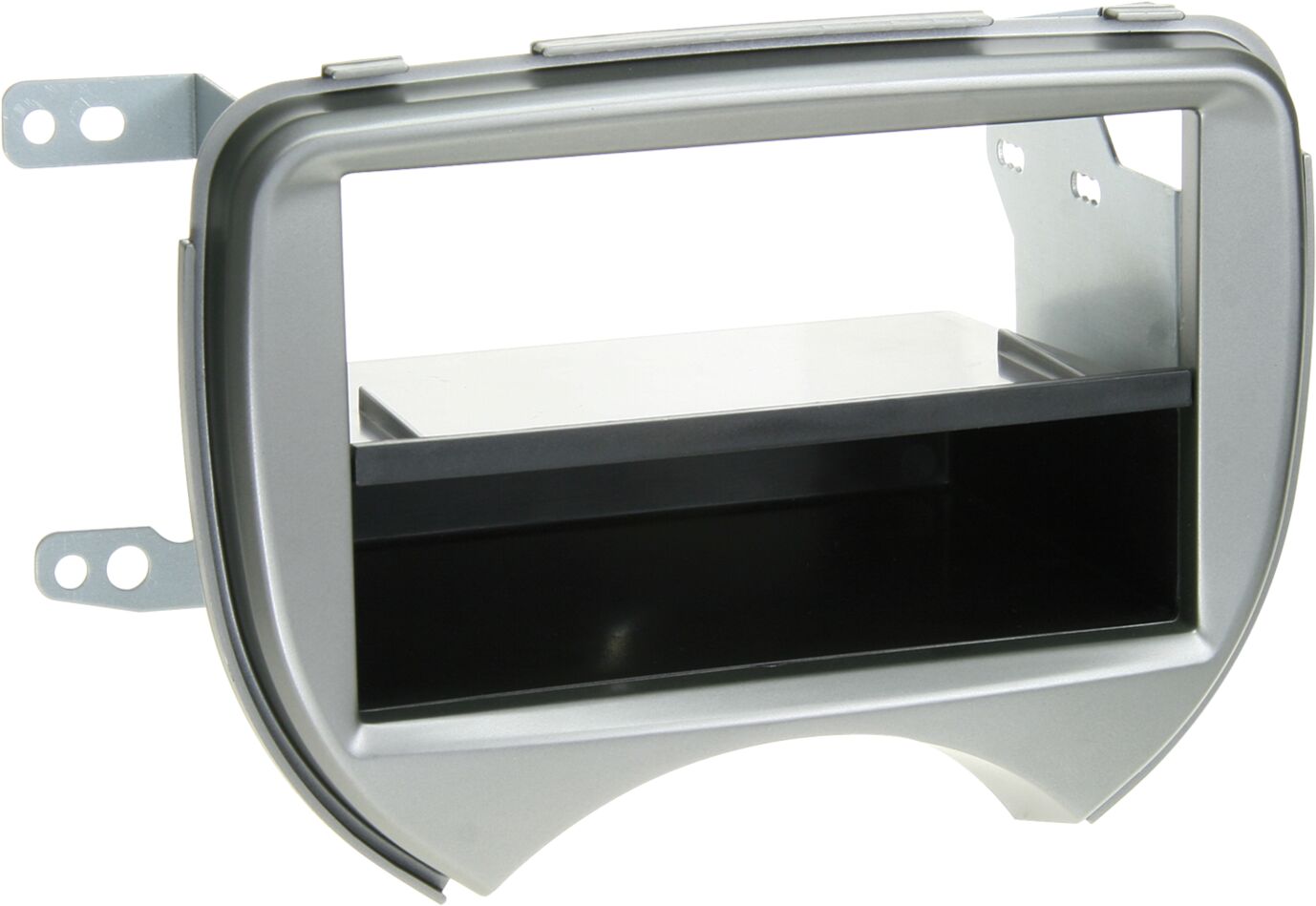 2-DIN Paneel Nissan Micra (K13) 03/ 2011-08/2013 Kleur: Zilver - 281210 03 1 - 281210-03-1