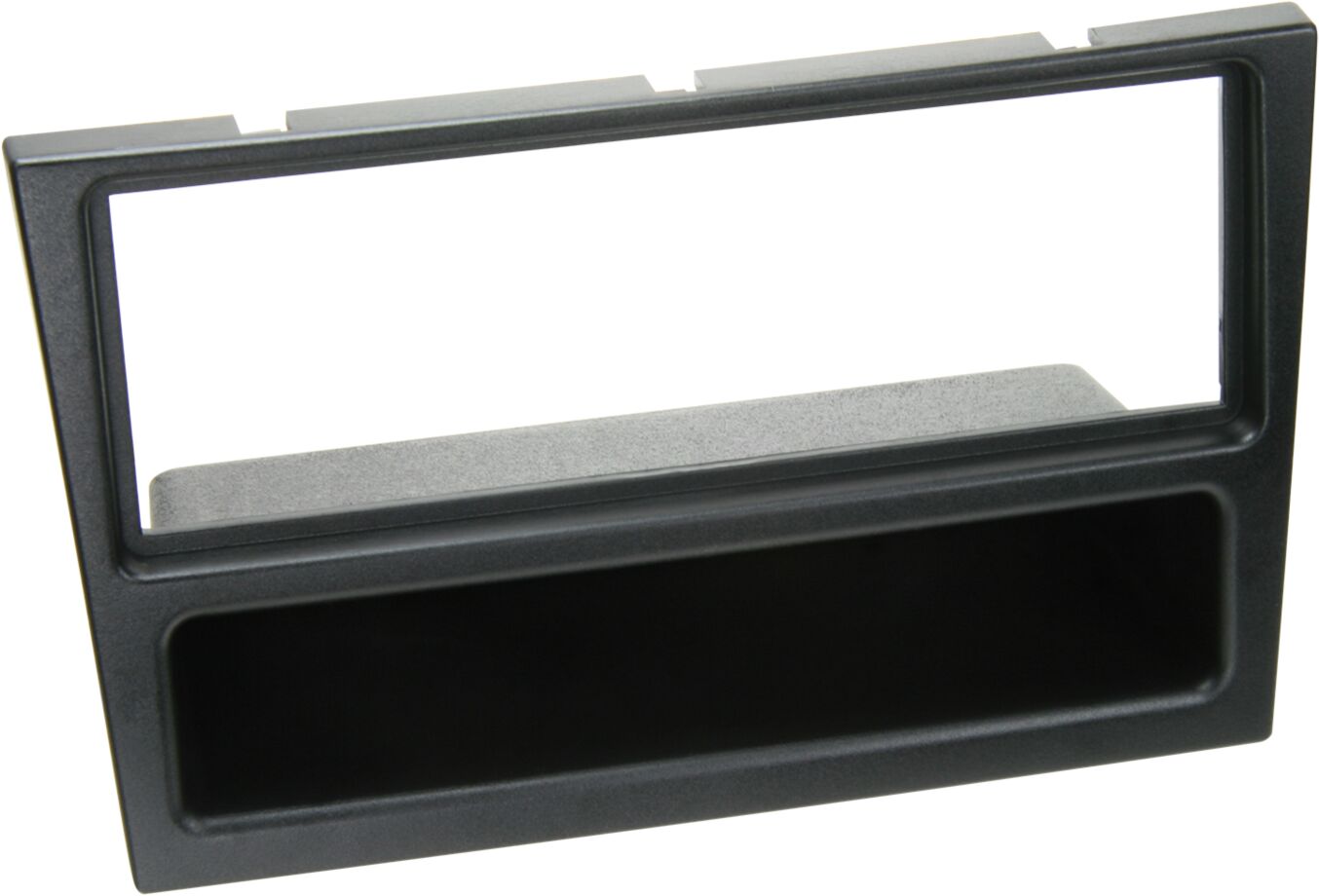 1-DIN Paneel met aflegbakje.Subaru - Nissan -Opel - Renault - Suzuki Kleur: Zwart - 281230 26 1 - 281230-26-1