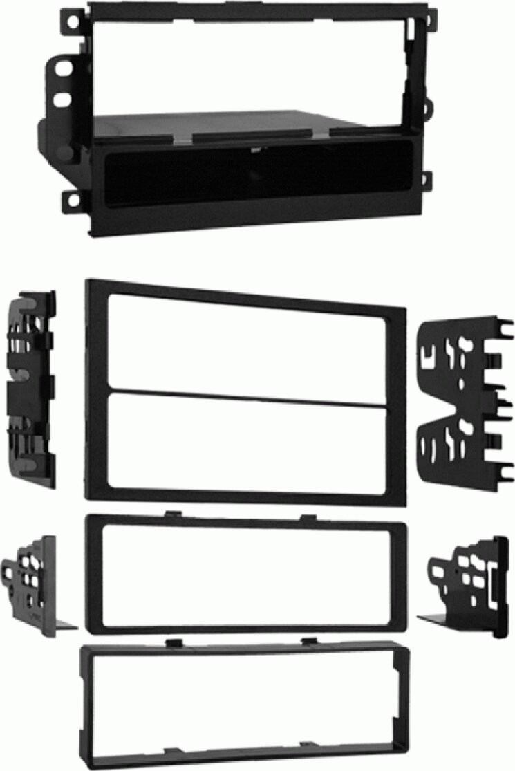 2-DIN PaneelCadillac/Chevrolet/GMC/Hummer/Suzuki (METRA) Zwart - 281238 08 1 - 281238-08-1
