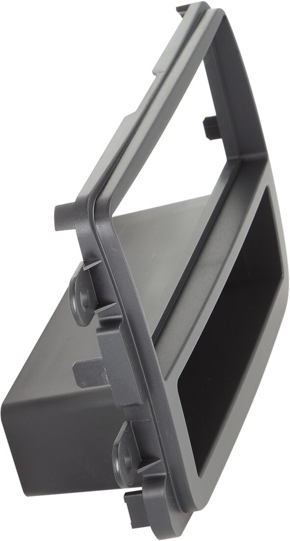 1-DIN Paneel met aflegbakje. Dacia - Opel - Nissan - Renault - Fiat Kleur: Donkergrijs - 281250 13 3 side - 281250-13-3