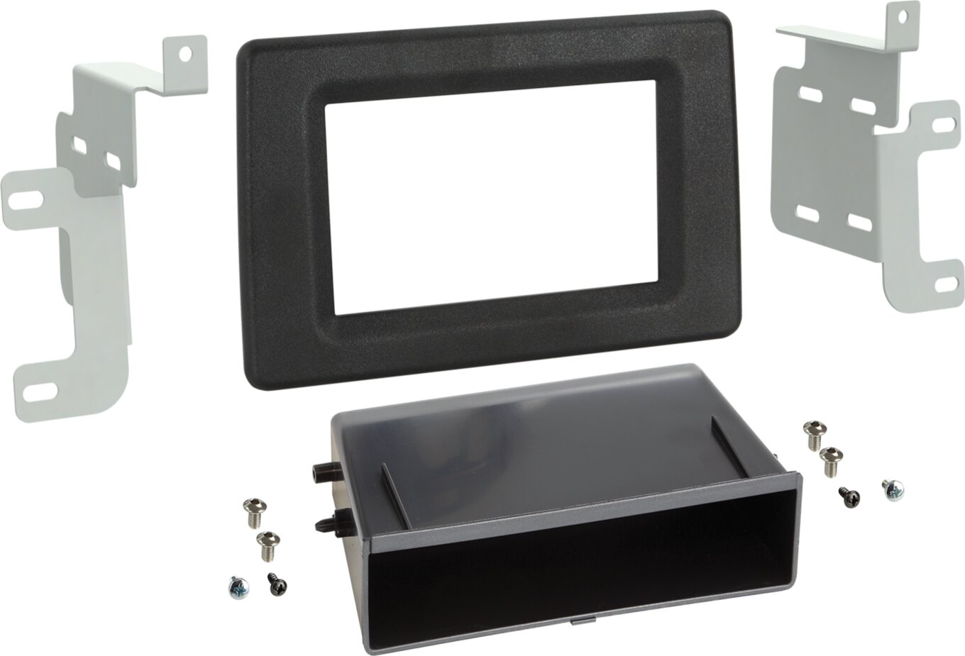 2-DIN Paneel met opbergvak Nissan NV400 - Opel Movano - Renault Master - Kleur : Zwart - 281250 20 1 - 281250-20-1