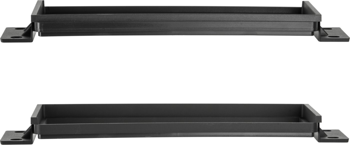 1-DIN Paneel Renault Trafic III (L/LJ) Nissan Primastar III (4/J4) - Kleur: zwart - 281250 23 top bottom - 281250-23