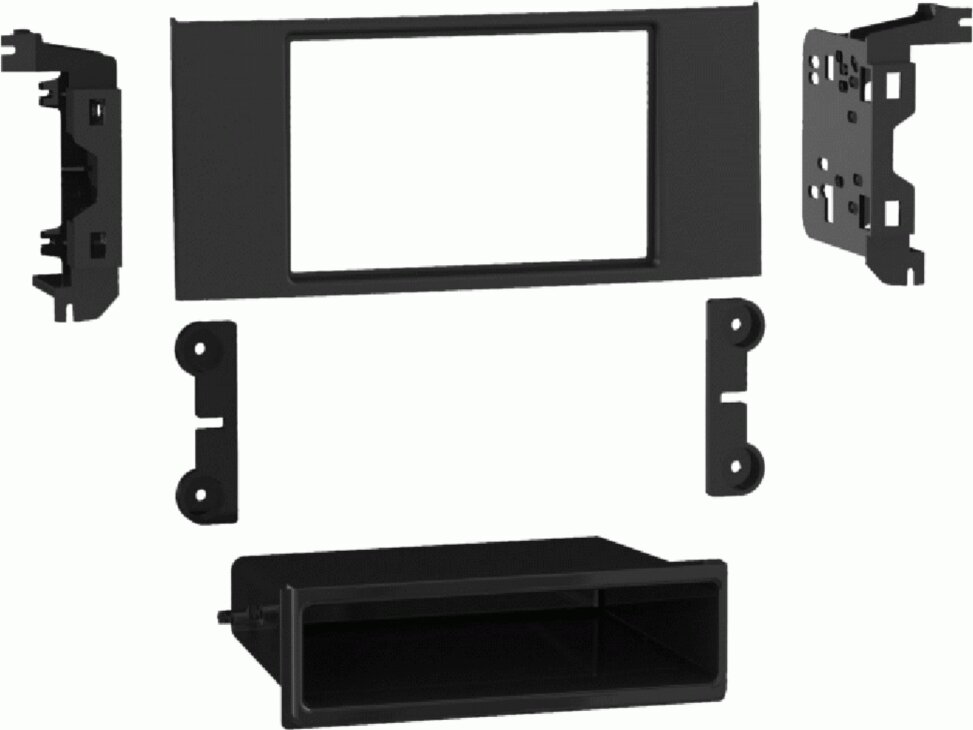 2-DIN radiopaneel met opbergvak Land Rover Range Rover(LM) (METRA) - 281260 08 1 - 281260-08-1