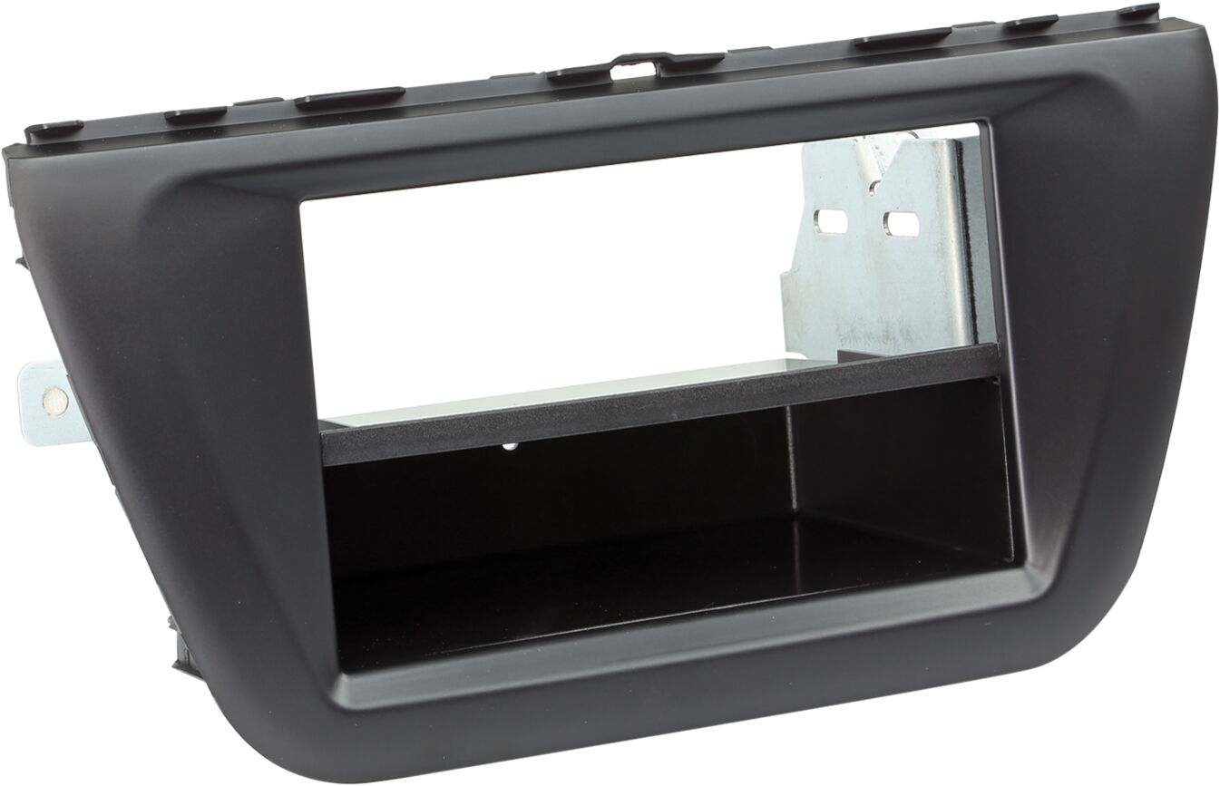 2-DIN Paneel met pocket Suzuki SX4 S-Cross 2013-2018 Kleur: Zwart - 281294 08 1 - 281294-08-1