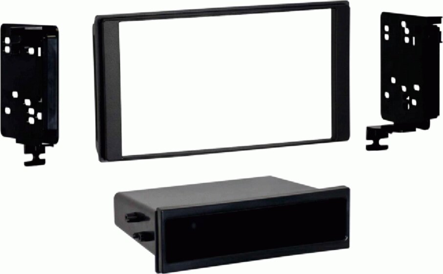 2-DIN radiopaneel met opbergvak Subaru diverse voertuigen (METRA) - 281296 15 1 - 281296-15-1