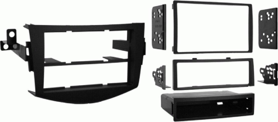 2-DIN radiopaneel met opbergvak Toyota RAV4(XA3) 2006-2013 (METRA)  - 281300 03 1 - 281300-03-1