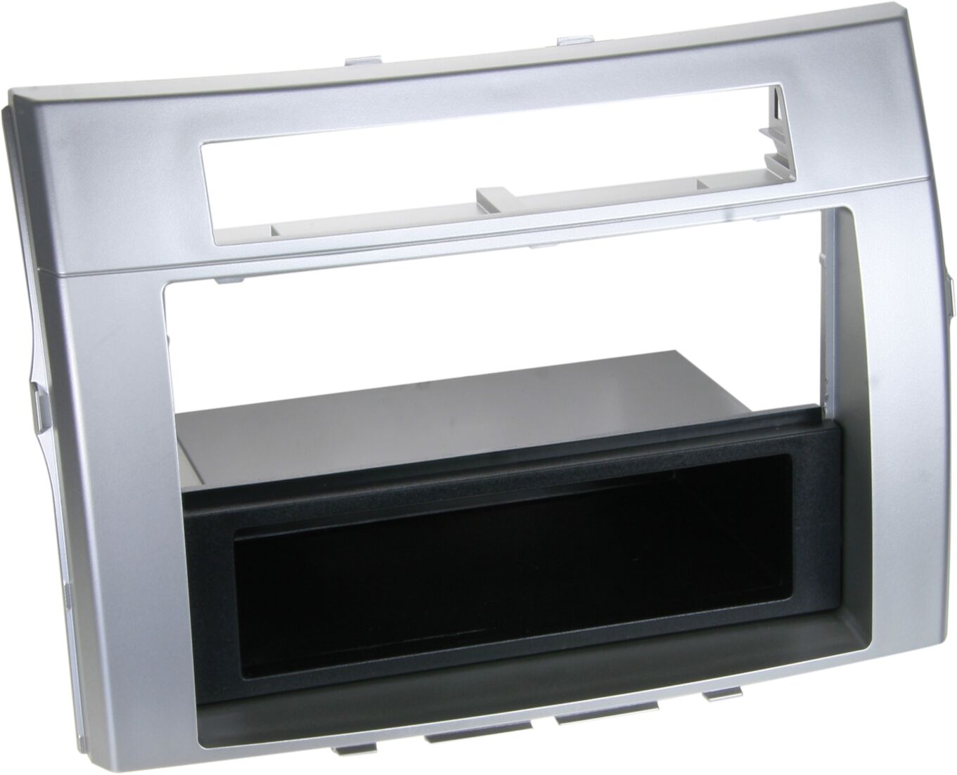 2-DIN Paneel Toyota Corolla Verso 2004-2009 - Kleur: zilver  - 281300 21 2 - 281300-21-2