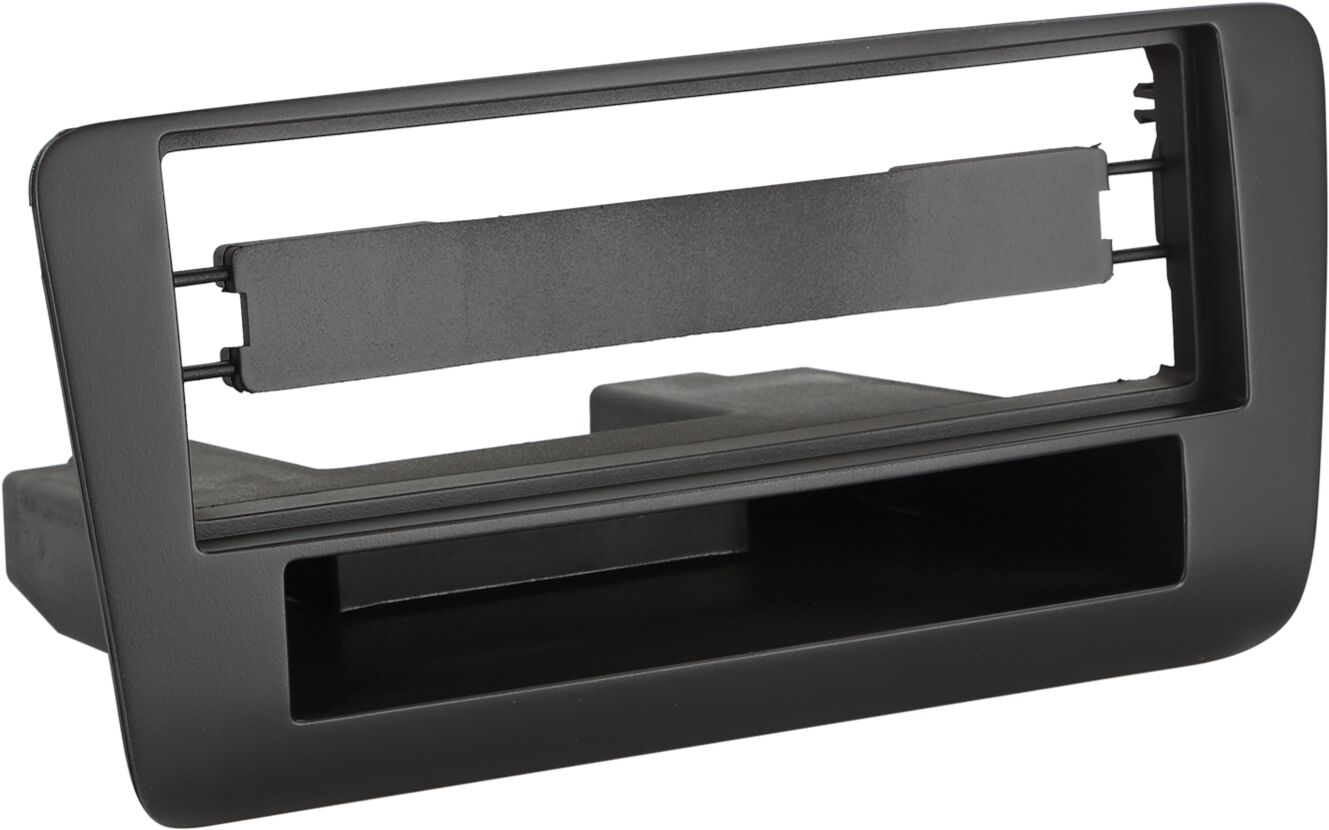 1-DIN Paneel met aflegbakje. Audi A1 (Typ 8x) (Typ 8XA) 2010-2018 Kleur: Zwart - 281320 22 - 281320-22