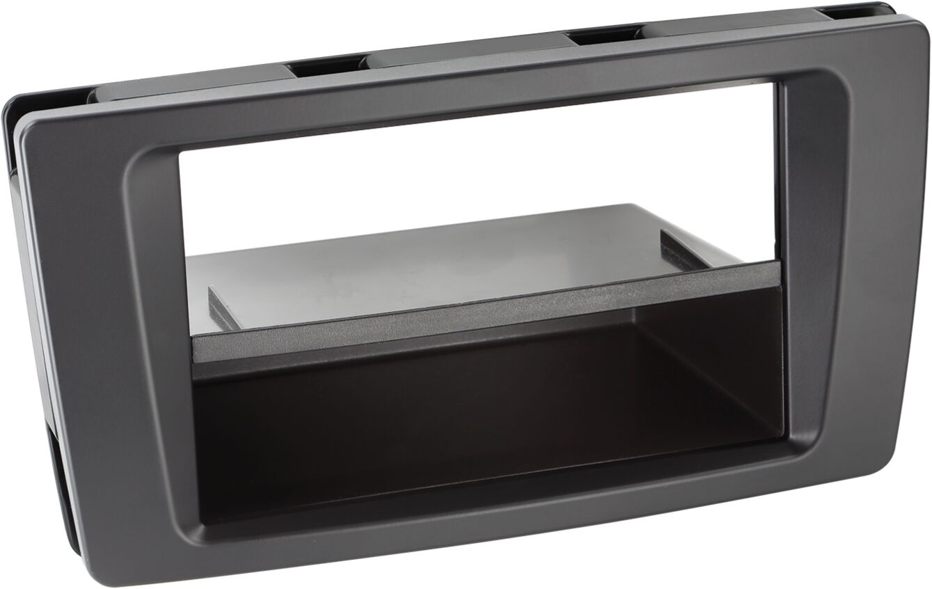 2-DIN Paneel Skoda Octavia/ Yeti met pocket Kleur: Zwart  - 281340 08 1 nur blende - 281340-08-1
