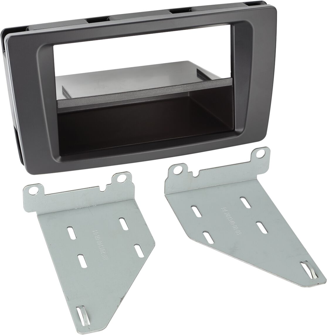 2-DIN Paneel Skoda Octavia/ Yeti met pocket Kleur: Zwart  - 281340 08 1 - 281340-08-1