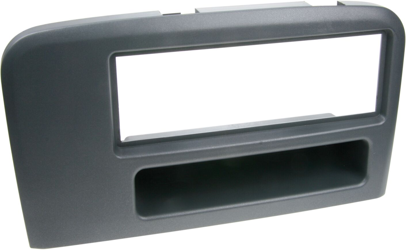 1-DIN Paneel met aflegbakje. Volvo S80 (T/K) 1998-2006 Kleur: Zwart - 281352 03 - 281352-03
