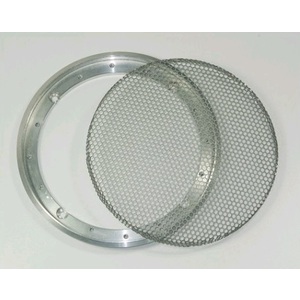AUDIO SYSTEM Luidspreker ring + gitter Aluminium voor 165 mm chassis (paar) - 28797 - GI165 ALU