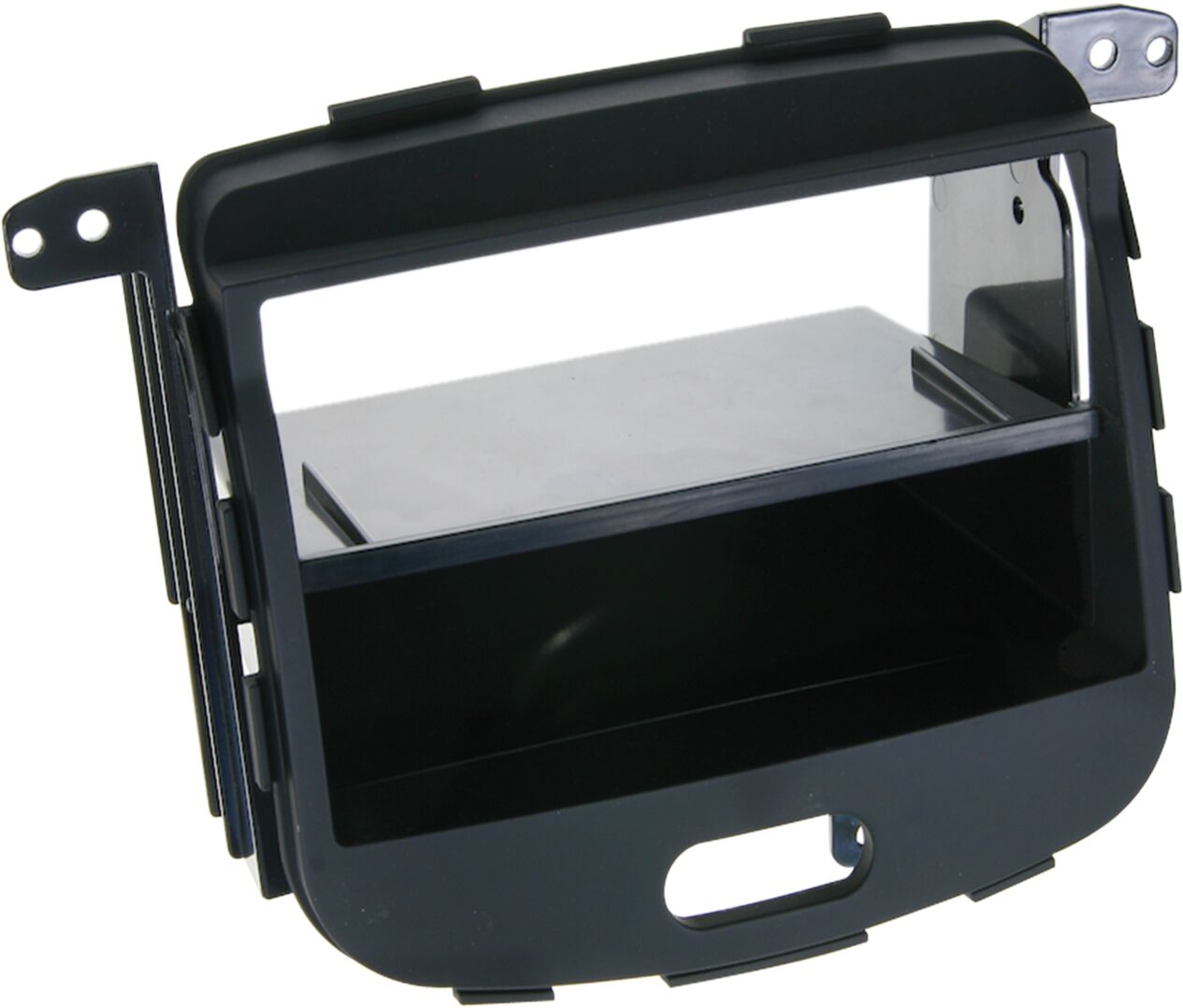 2-DIN Paneel Hyundai i10 2008-2013 - Kleur: Zwart Rubbertouch - 291143 10 - 291143-10
