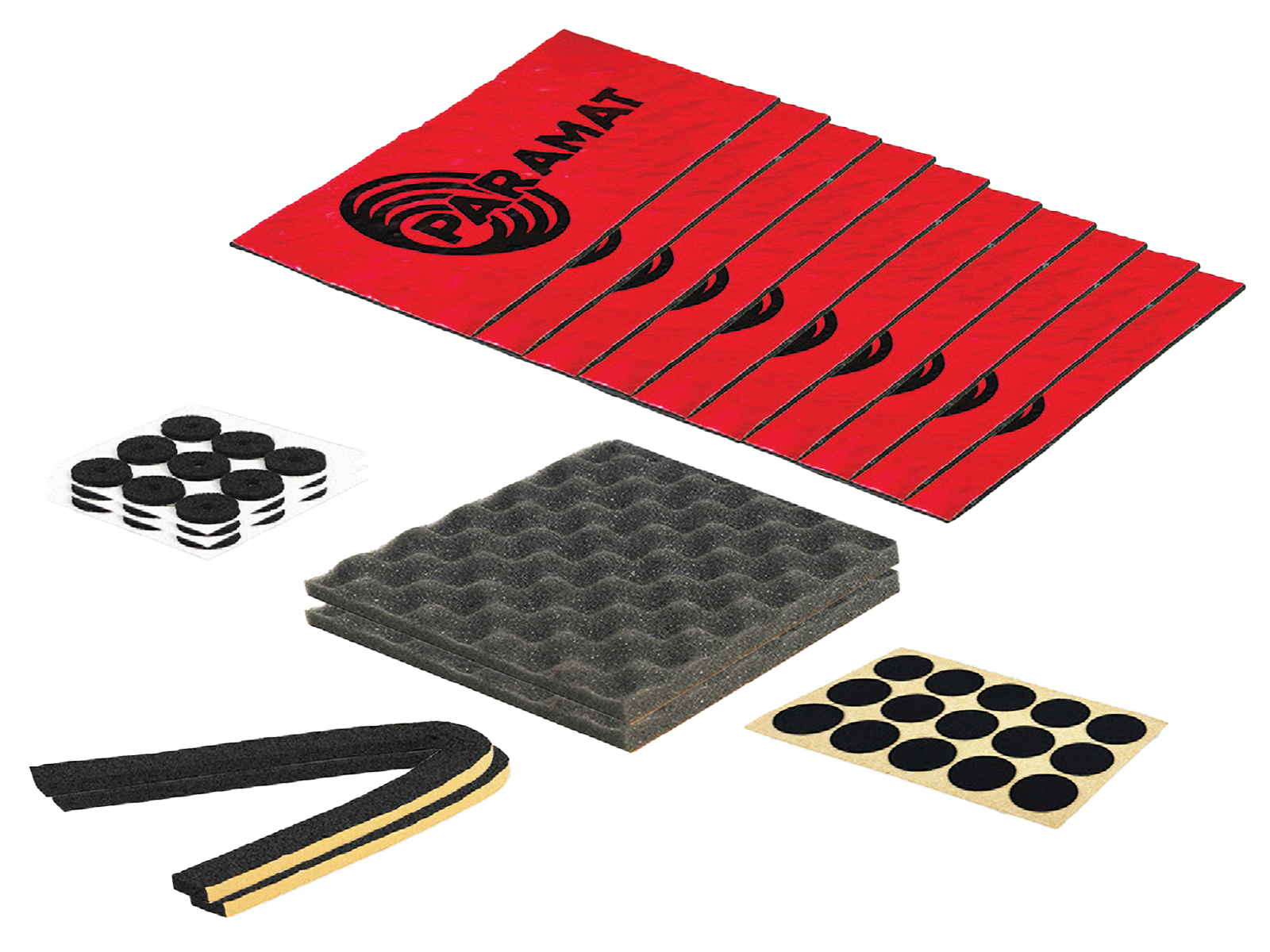 Paramat-set voor geluidsisolatie van luidsprekers &ndash; complete set - 300 9001 - 300-9001