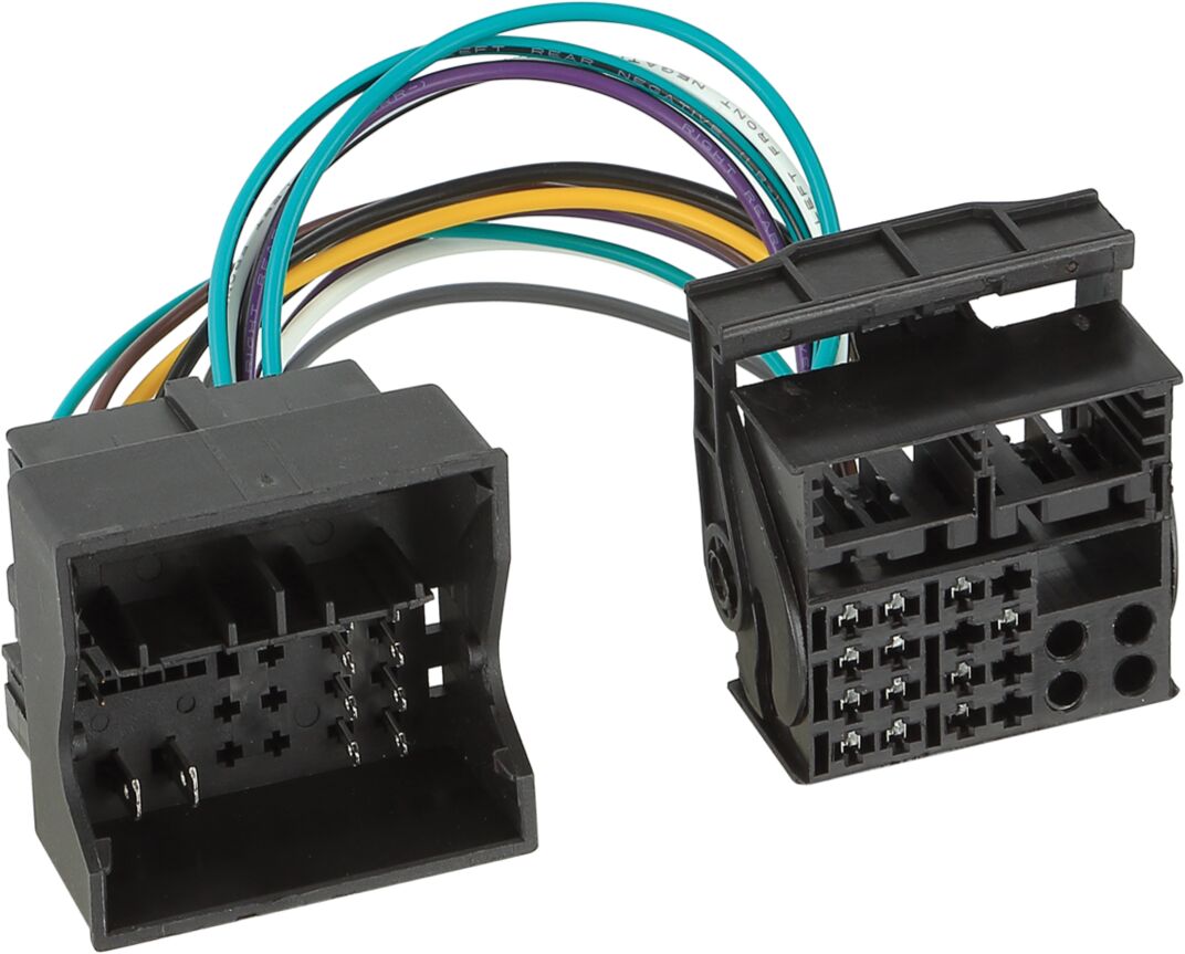 Radio aansluitkabel van MIB Quadlock nieuw naar Quadlock oud Div.modellen Audi-Skoda-Volkswagen - 321328 24 - 321328-24
