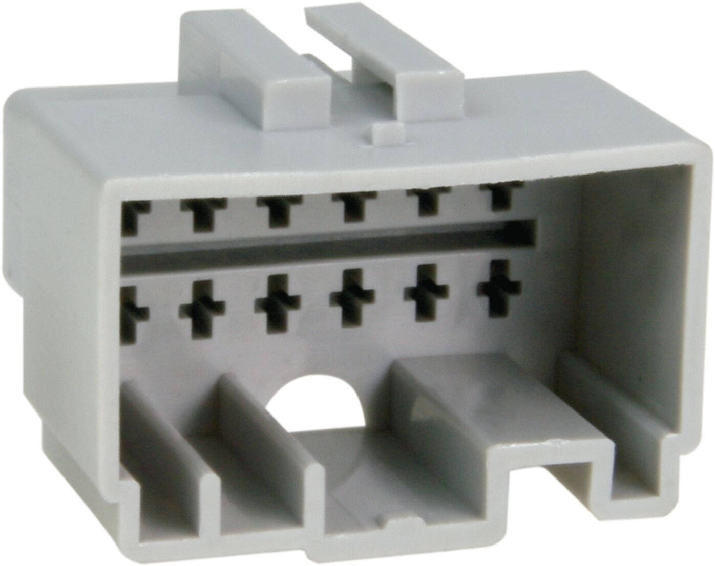 Behuizing grijs 12-Pin (Bulk) Volvo  - 331353 2 - 331353-2