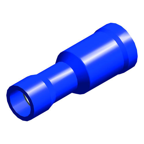 kabelschoen 5stuks 1.5x2.5 blauw in blister - 340035 2 5 p - 340035-2-5-p