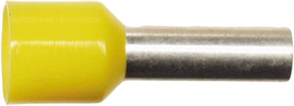 Adereindhuls Geel 6.0 mm&sup2; (100 stuks) - 340600 - 340600